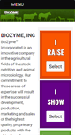 Mobile Screenshot of biozymeinc.com